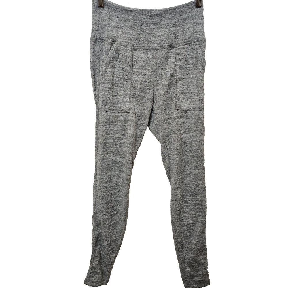 NWOT Womens Hacci Leggings S Joggers Heather Gray Athleisure Elevated Loungwear